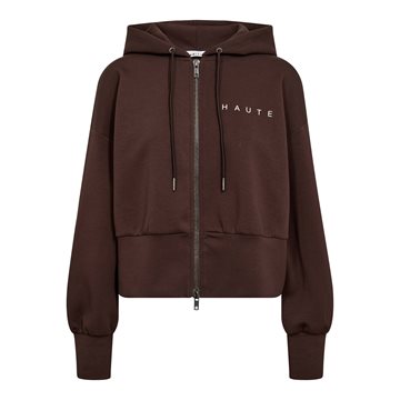 Haute L ' Amitié - Maxi Split Zip Hoodie - Mocca 